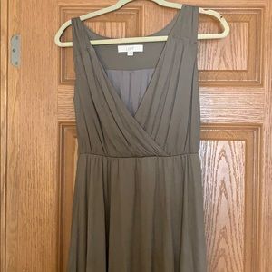 LOFT gray dress size small